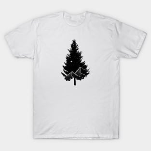 Night through a tree T-Shirt